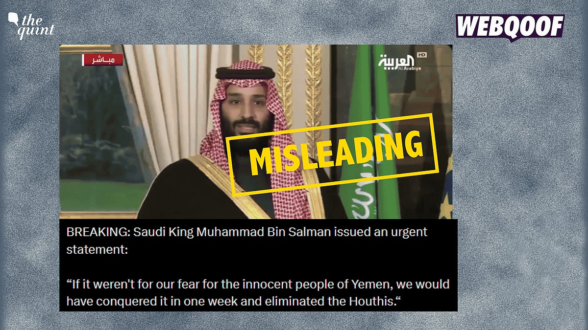 Old Video of Saudi Arabia Crown Prince Shared With Misleading Claim